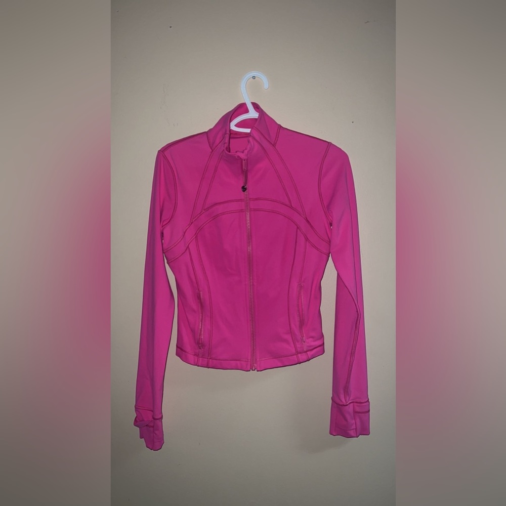 Lulu cropped define jacket size 8